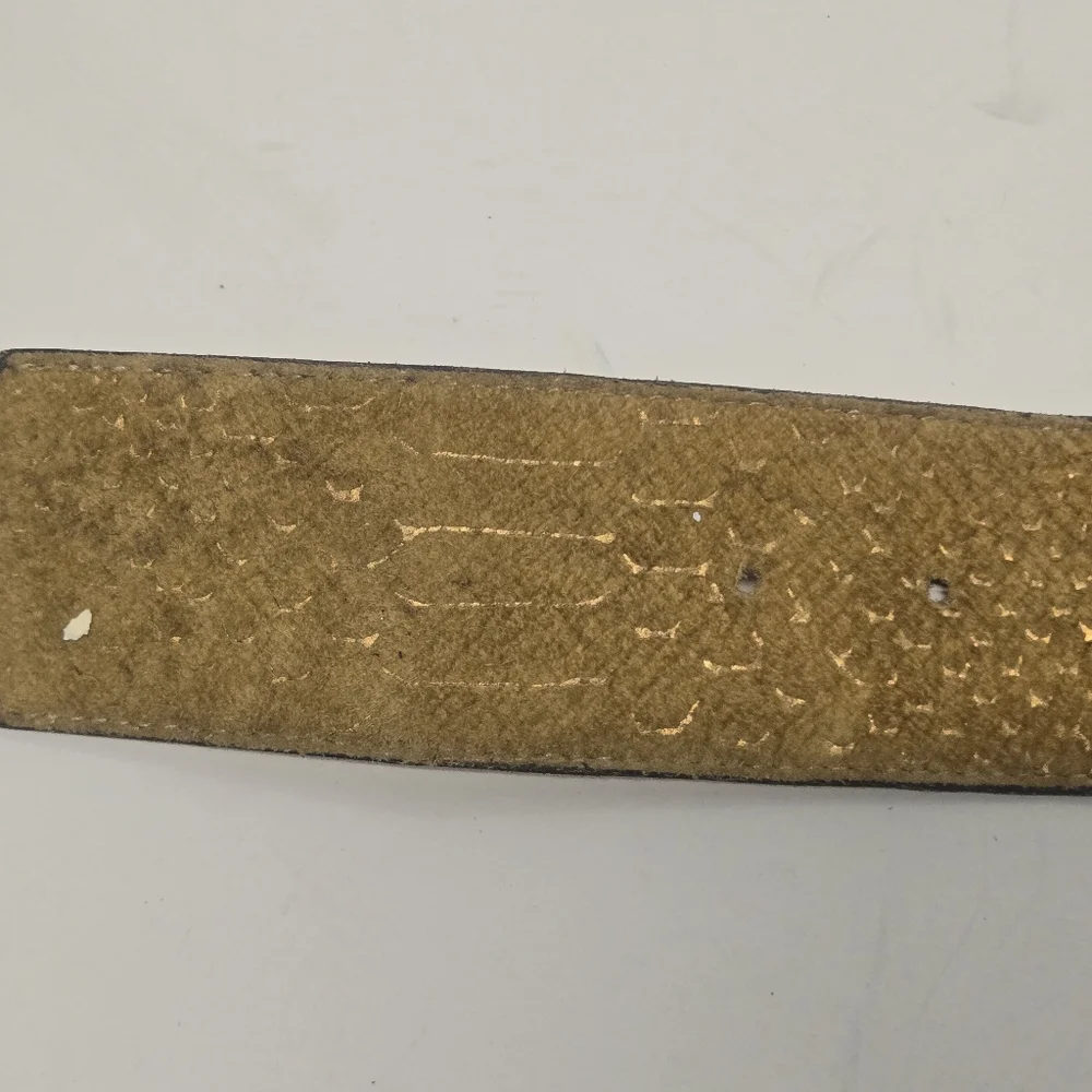 LR leather western cowboy boho Beaded Studded Belt SIZE‎ M